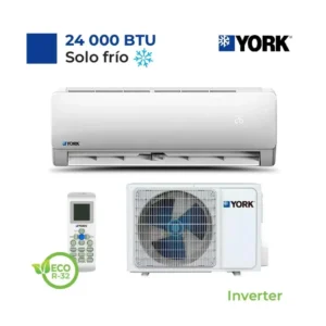 Aire acondicionado – YORK Split Pared Frio Solo Inverter – 24 000 BTU/h